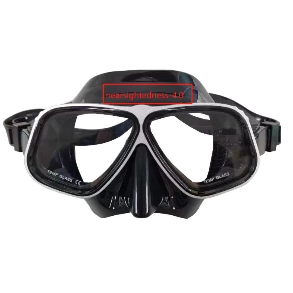 Маска для сноркелинга, оптические очки для дайвинга при близорукости, взрослые могут быть оснащены маской для дайвинга при близорукости