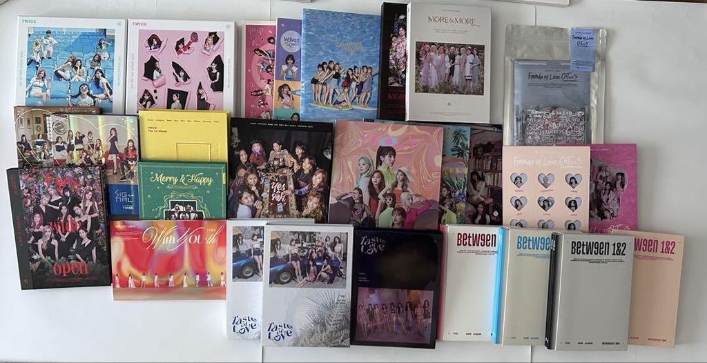 [USED] TWICE Album Trading Card Accessory CD Set Bulk Sale