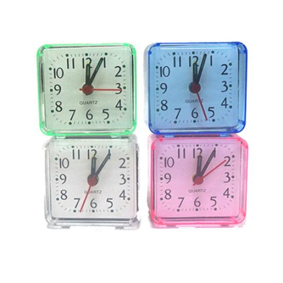 Кровать для путешествий Мини-портативный компактный квадратный кварцевый звуковой стол Бесшумный будильник