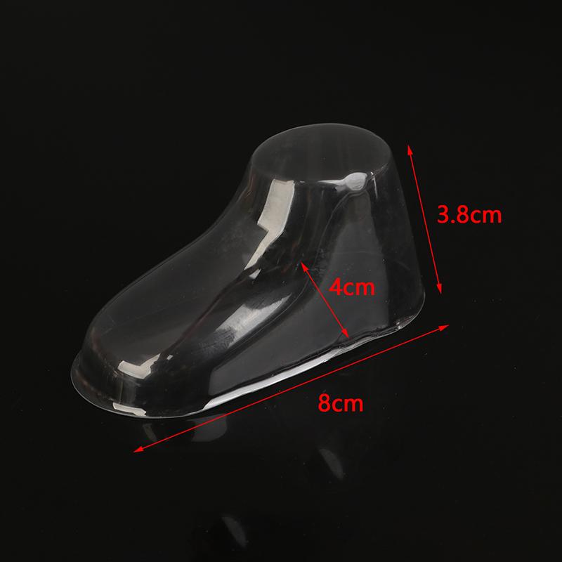 10Pcs Clear Pvc Child Booties Showcase Support Frame Feet Plastic Shoe Mold Baby Shoe Stretcher Socks Display Stand