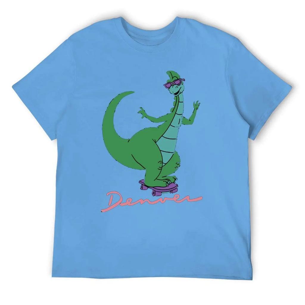 Денвер Последний Динозавр Коврик для Мыши Для Футболки Харадзюку Спортивный Топ Футболка Забавный Графический Путешествие Графический Американский Размер