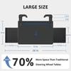 Carbon Fiber Design Auto Steering Wheel Tray Multipurpose Adjustable Car Table with Drawer and Anti-Slip Protective Adhesive