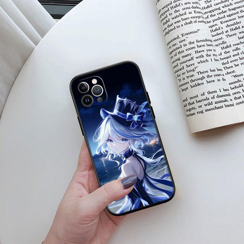 Чехол для телефона Genshin Impact Furina Новый Высококачественный для Xiaomi Poco C40 C50 C51 C55 C65 C71 C75 F2 F3 F5 F6 F7 Pro Ultra