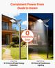 VEVOR 12000W Solar Street Light Outdoor, 900000LM, High Powered Commercial Parking Lot Light Dusk to Dawn