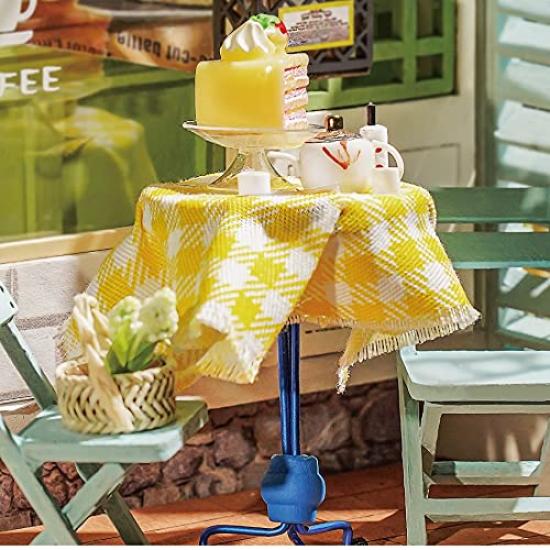 Руководство по эксплуатации на японском языке Robotime DIY Миниатюрный кукольный домик DG Series Flower Cafe Tsukurunsu® [Официальный продавец/включен японский язык]