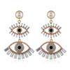 Devil's Eye Exaggerated Earrings Women's Long Personalized Eye Ornaments Earstuds Retro Earrings