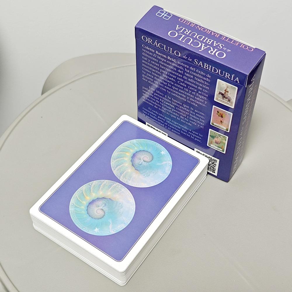 Oracle of Wisdom 10.5*7.5cm To Make Decisions In Life 52 Divination Oracle Cards Spanish Edition
