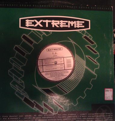 12-дюймовая пластинка T.O. - Diva TM105 Extreme Records 1998 Италия Танцевальная и Электронная Б/У