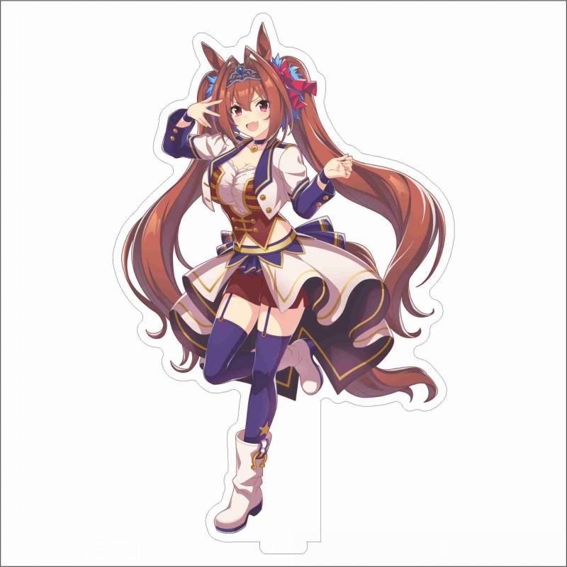 Япония красивая дербиль 15 см персонажи мультфильмов акриловая двухсторонняя подставка модель каваи милая офисная декоративная панель постоянные поклонники записи