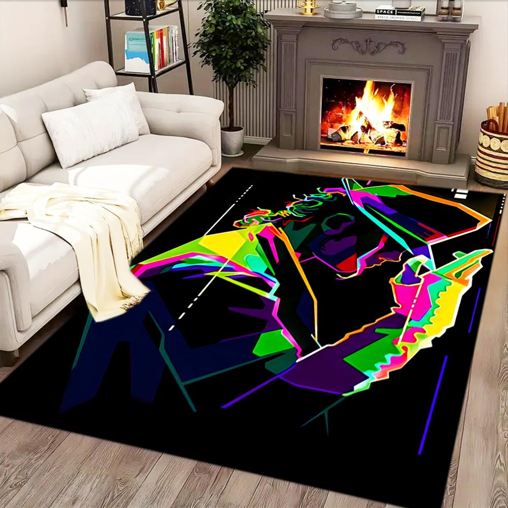 King Of The Stage rug for living rooms, bedrooms, home décor, and as gifts.
