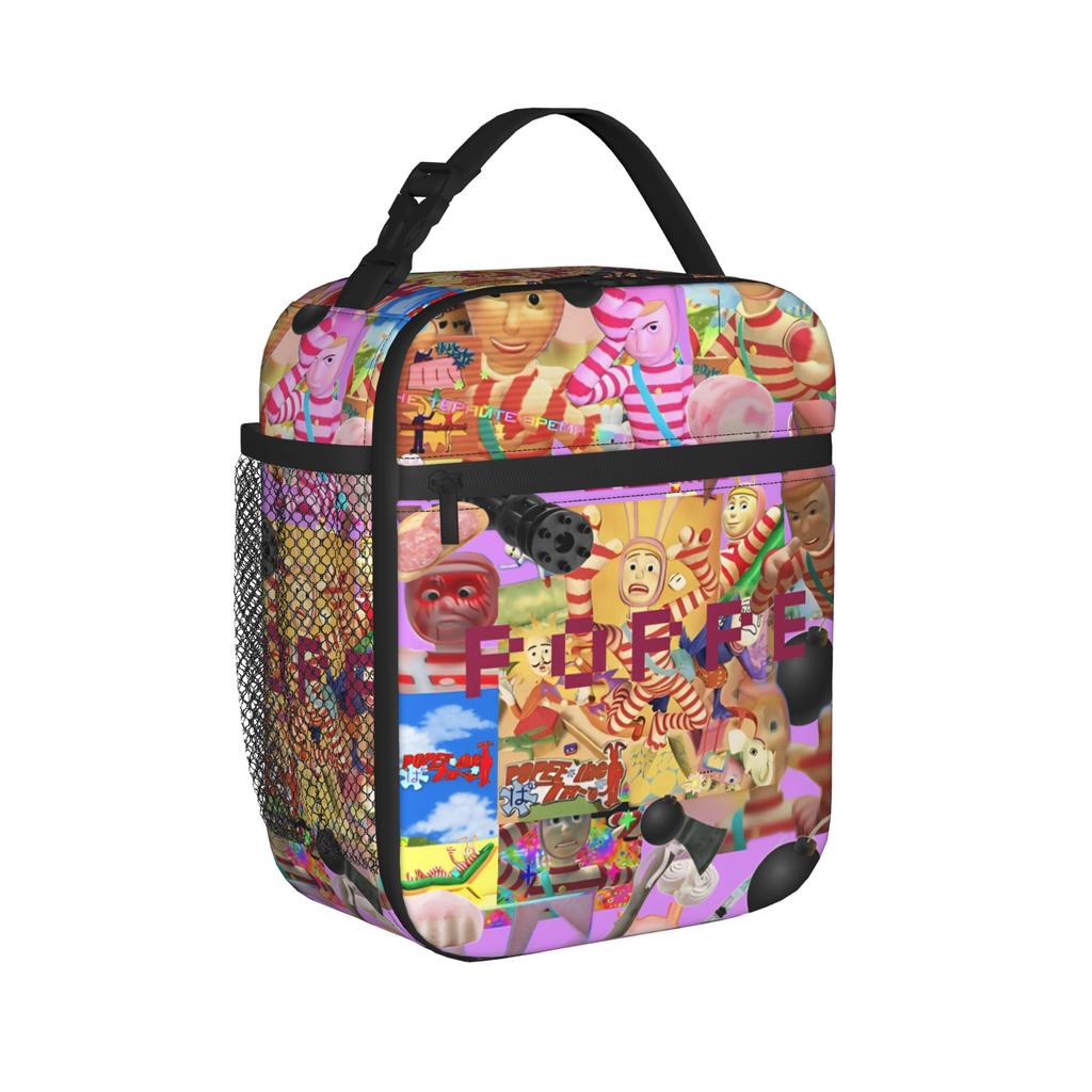 Popee the Performer Merch Insulated Lunch Tote Bag For School Office Food Container Portable Cooler Thermal Lunch Boxes