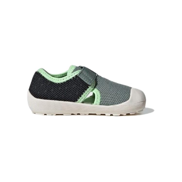 Детские кроссовки Adidas Captain Toey, дышащие и легкие, низкие, для малышей, серый, зеленый IF3109
