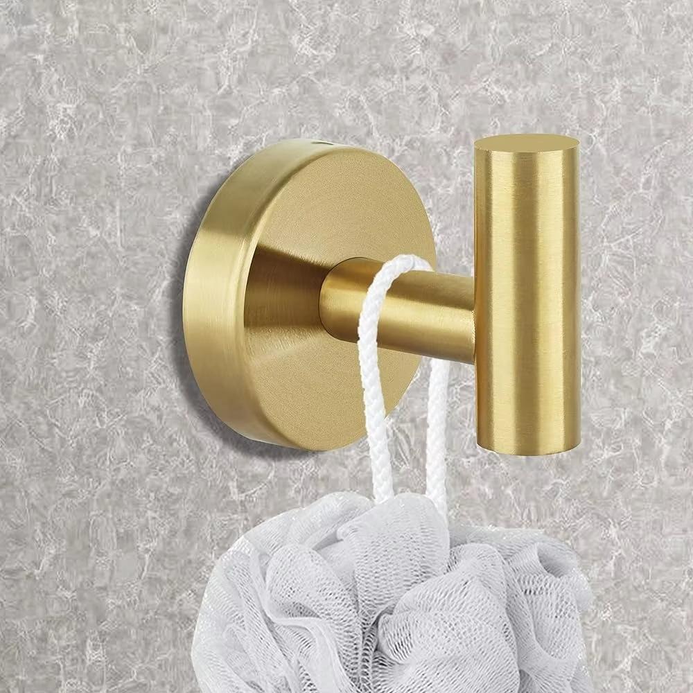 2PCS Stainless Steel Suction Cup Hooks Waterproof Towel Hooks Heavy Duty Robe Hangers Bathroom Use
