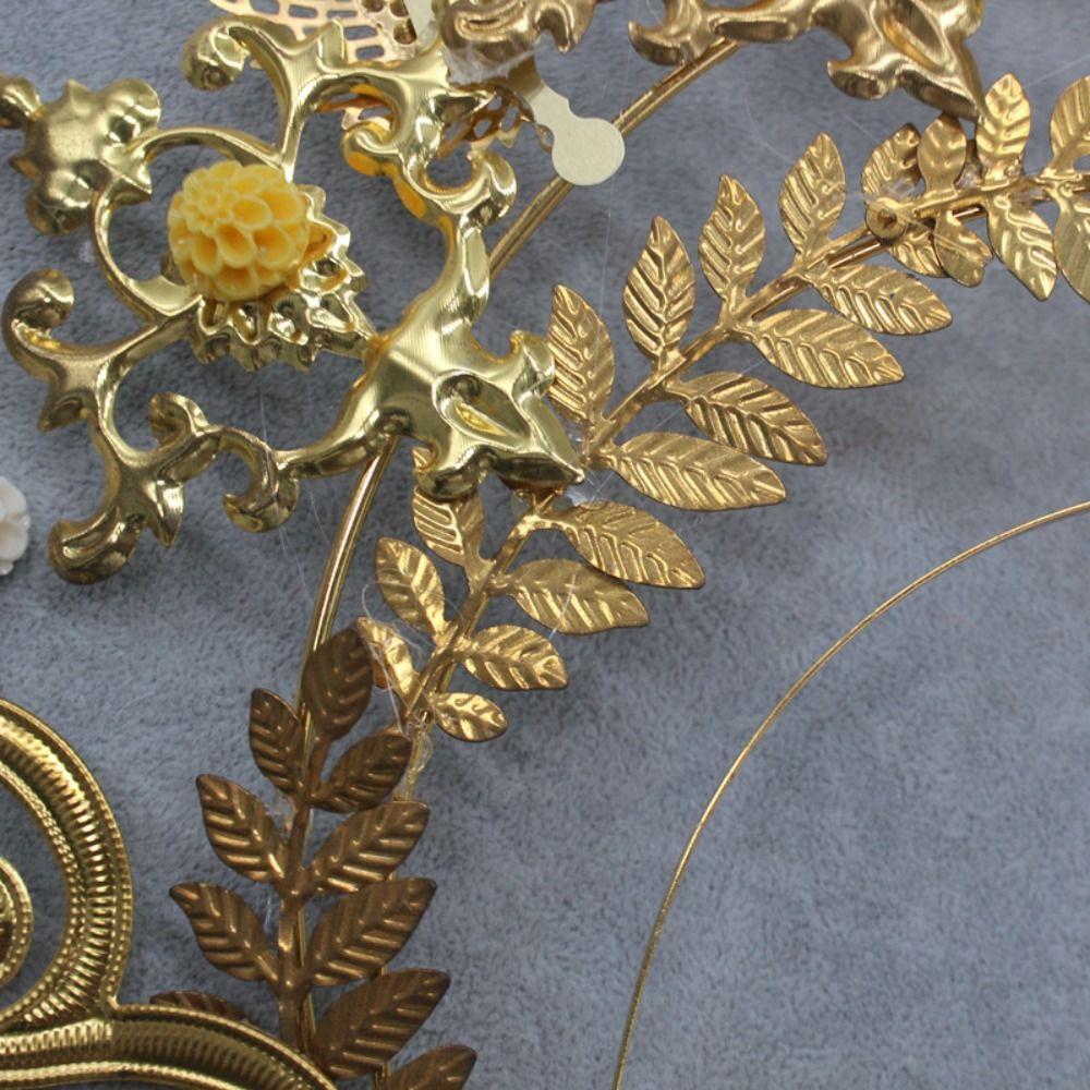 Vintage Handmade Gothic Lolita Tiara DIY Crown Material Kits Wedding Headpiece Sun Goddess Headwear