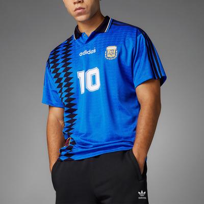 Официальная Оригинальная Новая Мужская Футболка Adidas с Воротником Команды Аргентины Повседневная Футбольная