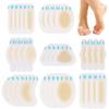 HBHGBIC Anti-Blister Tape, Foot Protection Pads, 32-Piece Set, 8 Types, Transparent and Discreet, Strong Adhesive, Waterproof, Anti-Friction, Prevents