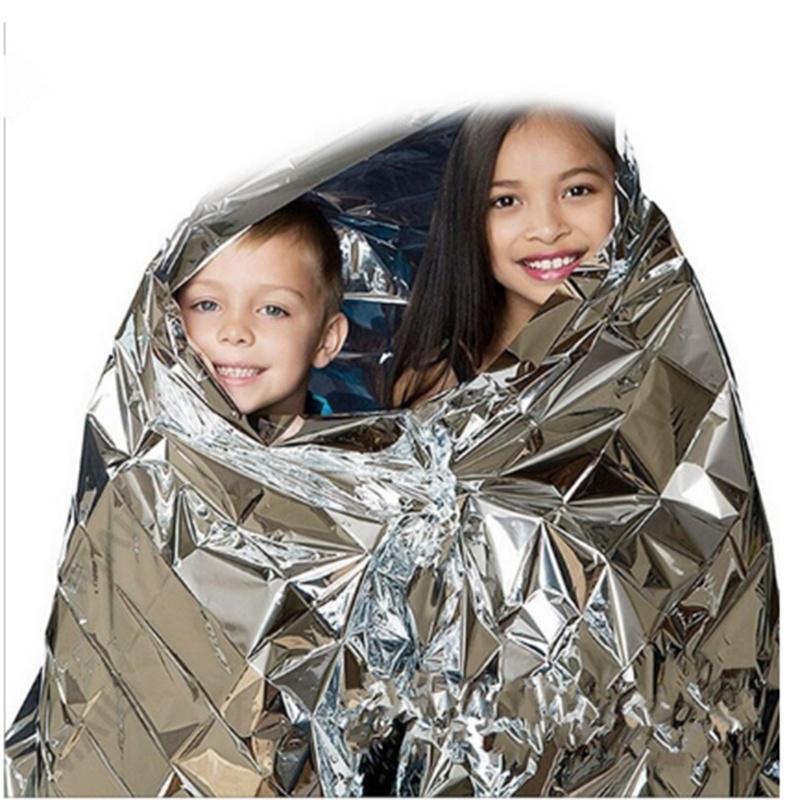Waterproof Emergency Blanket Foil Thermal HeatSurvival Rescue Blanket
