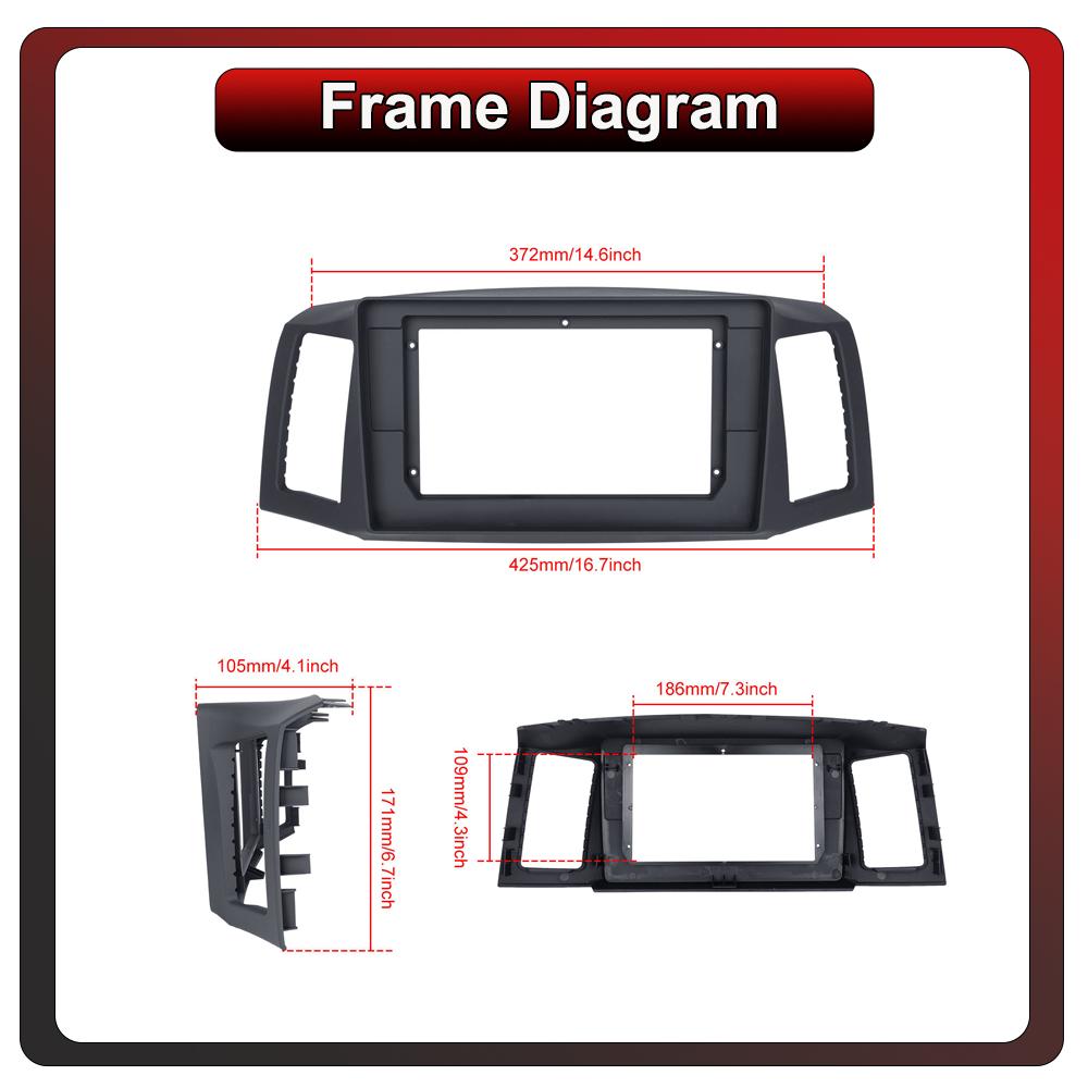 2Din Android Car-Play Car Radio,JEEP GRAND CHEROKEE 2004-2007,Multimedia Player Head Unit Stereo GPS Navigation BT WIFI,2+32GB