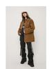 MOUS * Y Premium Minimalist Commuting Lapel Single Breasted Silhouette Loose Woolen Jacket for Women