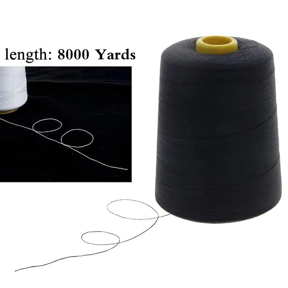 Polyester Polyester Thread Black White 402 Thread DIY Sewing Sewing Thread