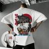 Футболка с аниме One Piece для мужчин и женщин 2026 Лето Хлопок Короткий рукав Футболка с принтом Череп Корабля Уличная одежда Повседневные Топы Манга Графическая футболка