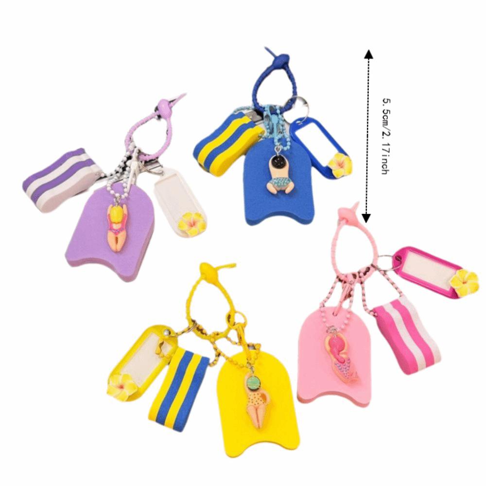 Colorful Floating Key Ring Funny Diving Mask Bag Pendant Swimming Keychain Swimming enthusiast