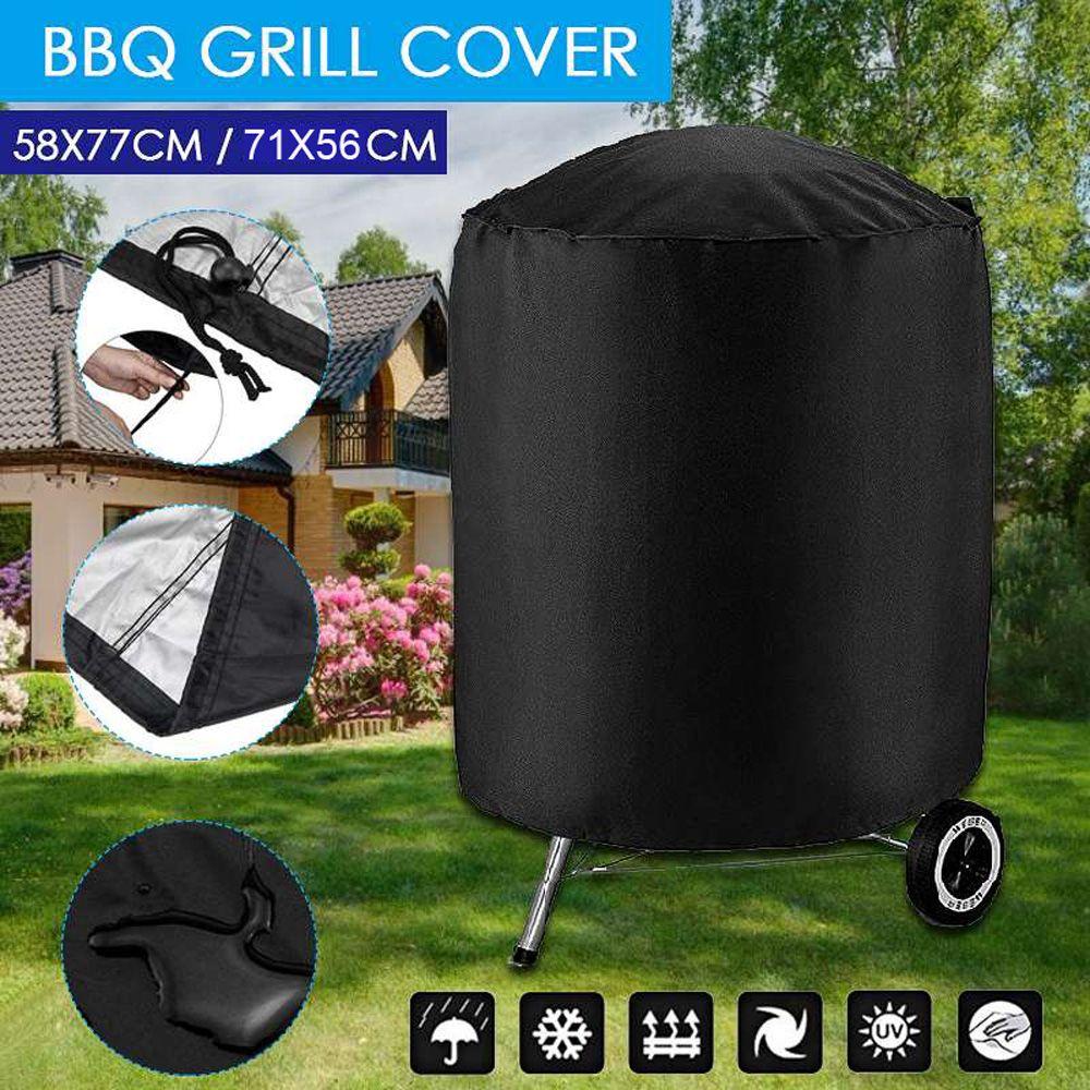 Anti Dust Black Charcoal Barbecue Gas Outdoor Grill Protector BBQ Cover BBQ Accessories Protective