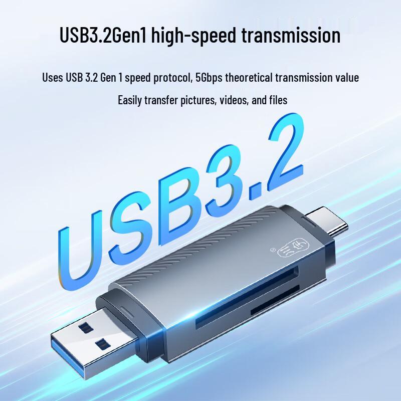 USB/Type-C 3.1 кард-ридер SD/TF от Chuan Yu