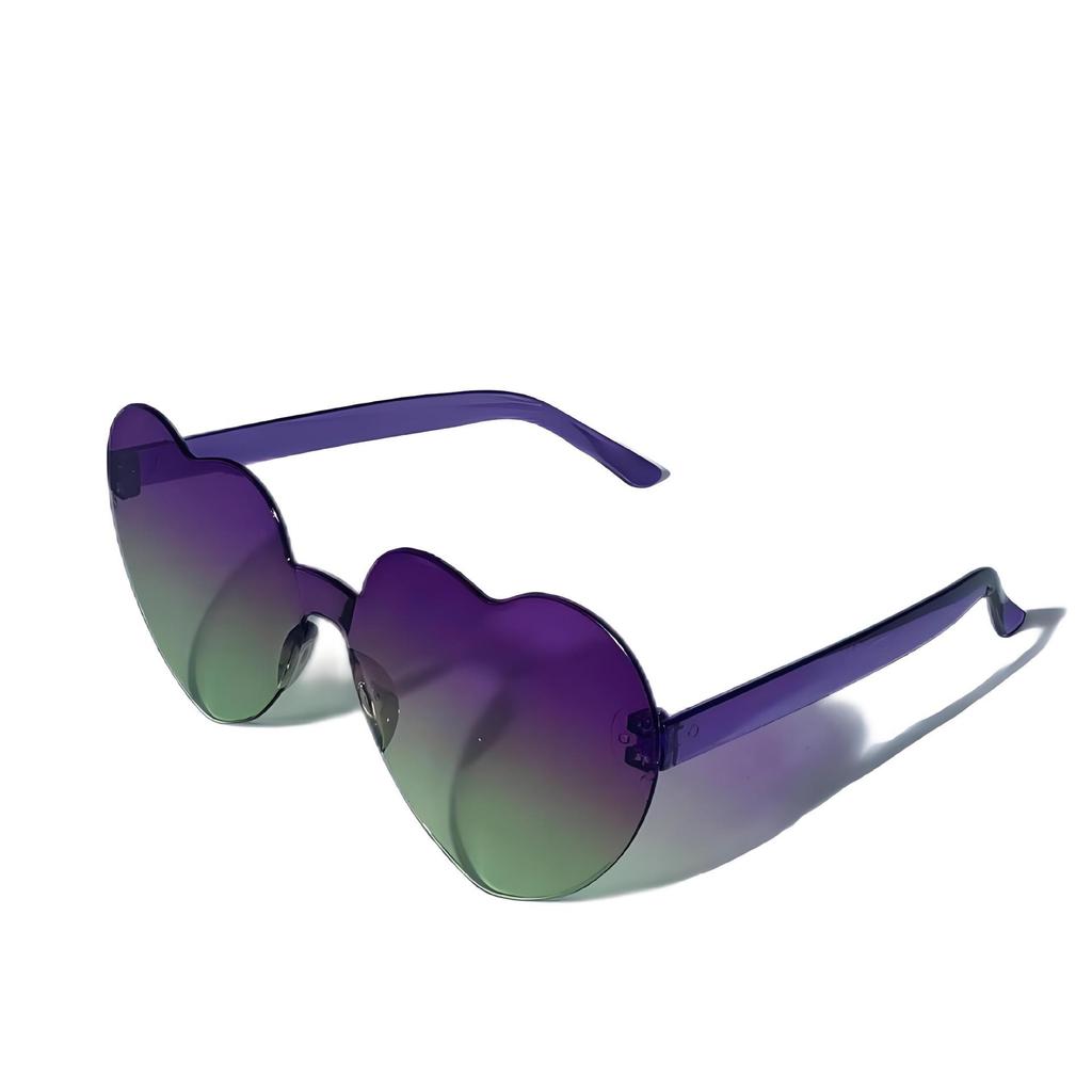 Модные солнцезащитные очки в форме сердца в европейско-американском стиле для женщин - Маскарадная вечеринка и забавные очки