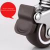 4Pcs 1inch Universals Soft Rubber Wheel Heavy Duty Furniture Wheel Castor for Platform Trolley Chair Accessories