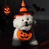 Comfortable To Wear Pumpkin Dog Scarf Adjustable Kitty Saliva Towel Halloween Pet Bib  Cosplay