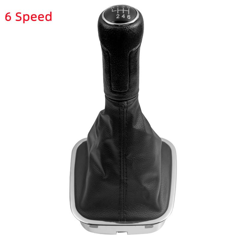 For VW Volkswagen Polo 6C 2015 2016 2017 2018 5/6 Speed Gear Shift Knob Gaiter Boot Cover Case Car Styling Accessories