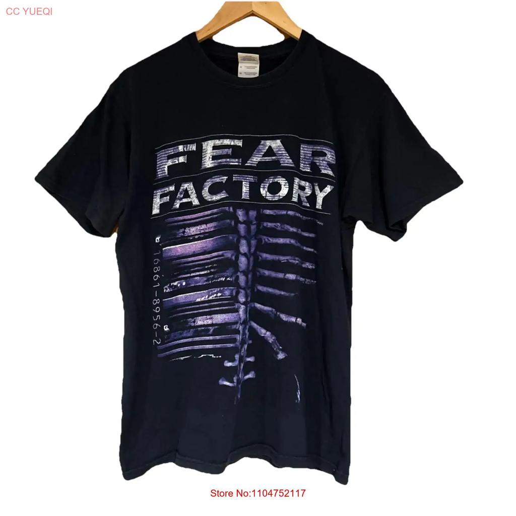 Fear Factory DeUnisexufacture Vintage Band T Shirt Unisex s Med Heavy Metal vintage Washed Soft Slightly Breathable Stretched