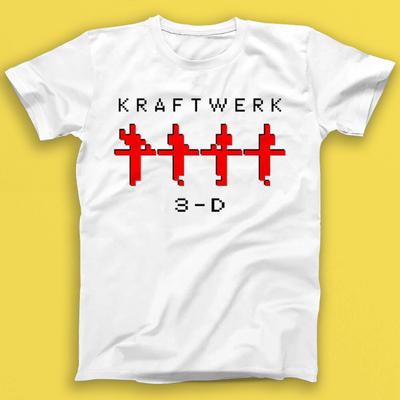 Kraftwerk 3-D Каталог Электронная Синт-поп Музыка Подарок Футболка 1939