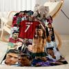 Cristiano Ronaldo Blanket Comfortable Great For Picnics Sofa Couch For All Seasons Digital Print Gift For Travel Home Birthdays