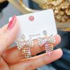 New Style Earrings Fashion Jewelry Inlaid With Lovely Bow Imitation Pearl Earrings Prevent Allergy