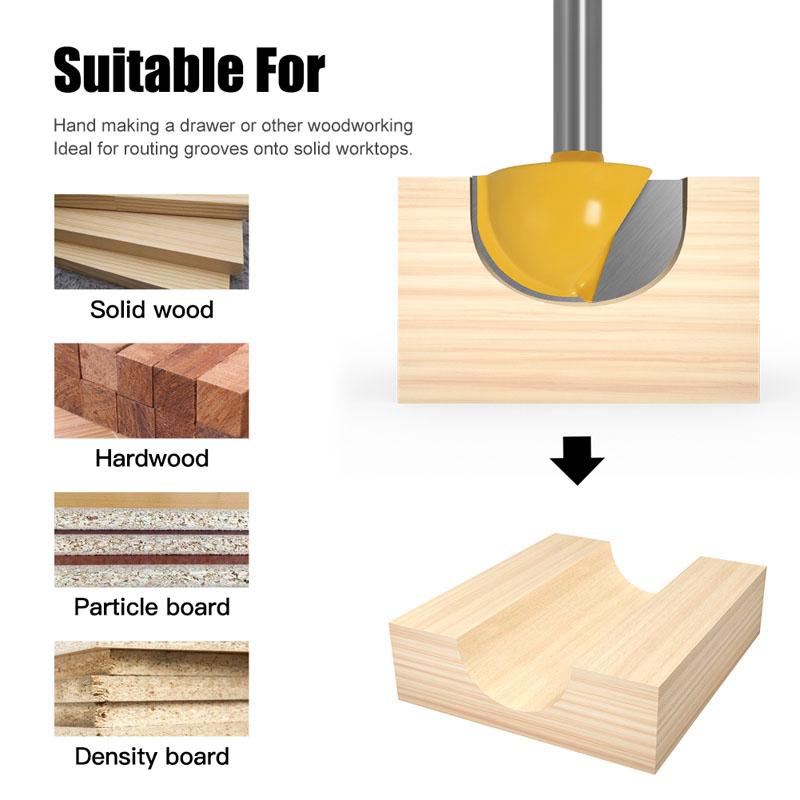 1/9 шт. 6 мм хвостовик 6/8/12/16/18/20/22 мм с ЧПУ с круглым носом, круглый нос, бухта, стержневая коробка, фреза, шейкер, режущие инструменты