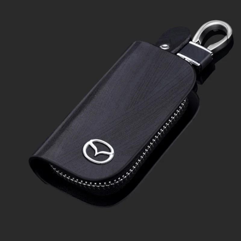 2025 Hot Auto Key Bag Key Case for Mazda 3 Bk 6 2 Spoiler MX5 CX5 CX7 RX8 RX7 CX3 626 323 Axela Atenza CX9 Accessories Car Styli