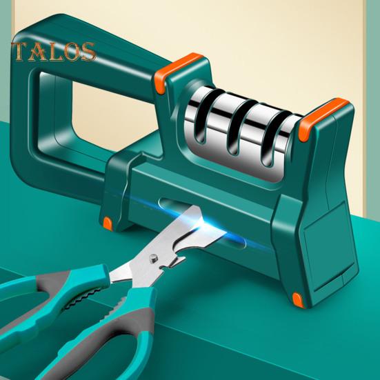 4-в-1 точилка для ножей 3-ступенчатая быстрая заточка Нескользящая сверхмощная многофункциональная точилка для ножниц точильный камень кухонные принадлежности