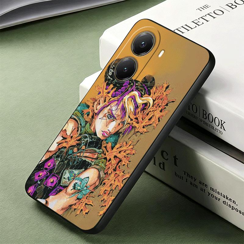 Мягкий чехол для телефона JoJo's Bizarre Adventure Jolyne Cujoh для Xiaomi Poco X5 X6 X7 X8 Pro Max X3 F7 F8 Ultra M8 M7 M6 M5 Redmi 15 15C 14C 13C