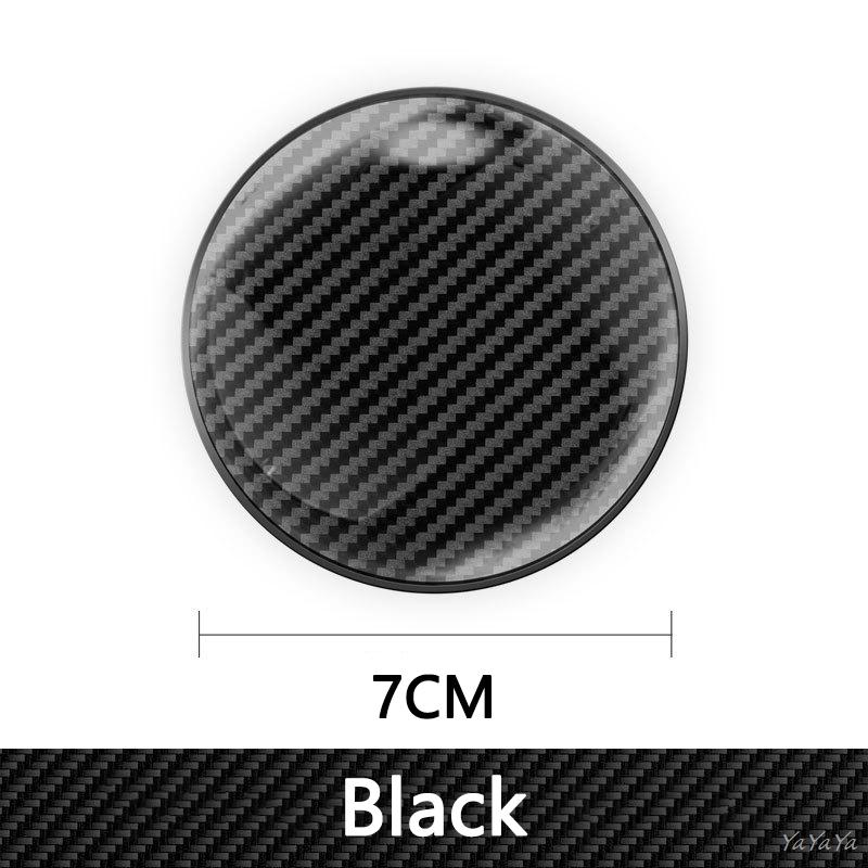 CRA1 2Pcs Car Cup Coasters Anti-Slip Carbon Fiber Texture Auto Cup Mat For Mercedes Benz C E S Class GLC GLA GLB GLE GLS W212 sticker