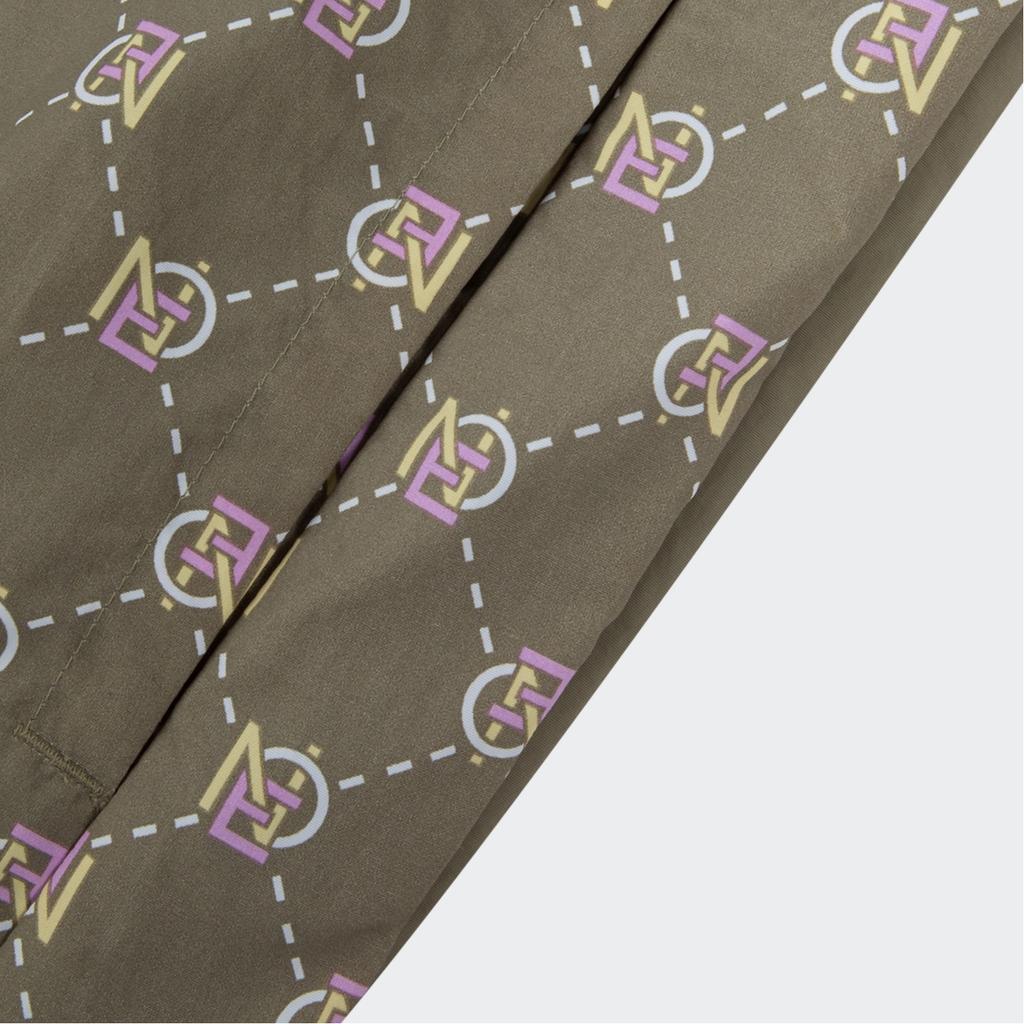 Adidas Neo Monogram с логотипом и принтом на молнии, куртка с капюшоном, мужская верхняя одежда, зеленый HM2040