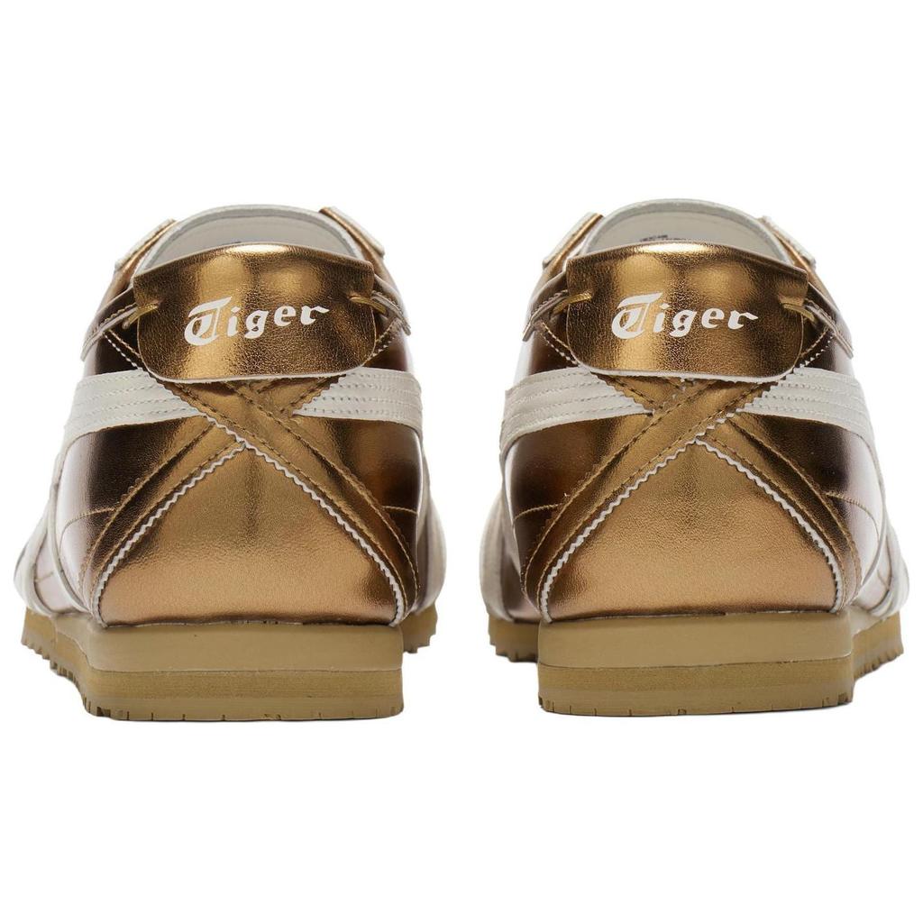 ONITSUKA TIGER MEXICO 66 SD Мягкие и удобные Нескользящие Устойчивые к истиранию Низкие Повседневная Обувь Унисекс Золотой 1183C468-200