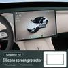 Защитное стекло Xiaomi YU7: Силиконовая крышка для дисплея управления и аксессуар для интерьера