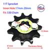 520# 530# 20MM 11 12 13 14 15 16 17 Tooth Front Engine Sprocket Chain for 150 200 250cc ATV Quad Dirt Bike Motorcycle