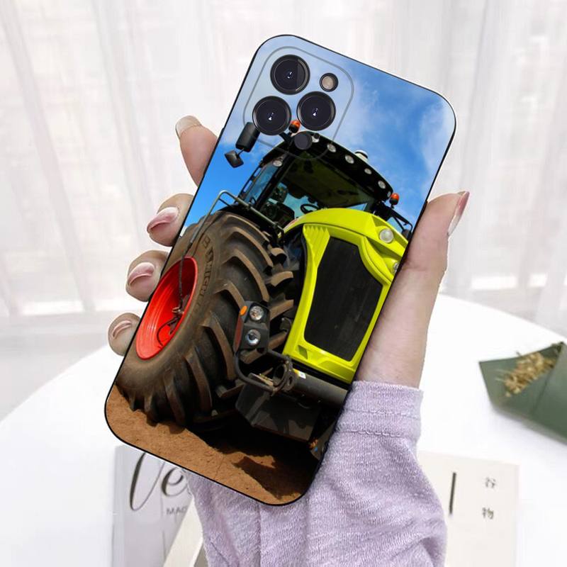 Чехол для телефона с сельскохозяйственной машиной и трактором для iPhone 8, 7, 6, 6S Plus X SE 2020 XR XS 14, 11, 12, 13, Mini Pro Max, чехол для мобильного телефона