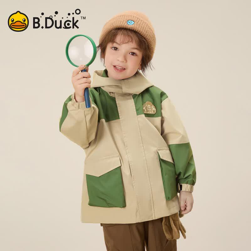B.Duck Boys' 1082 Hooded Windbreaker Jacket