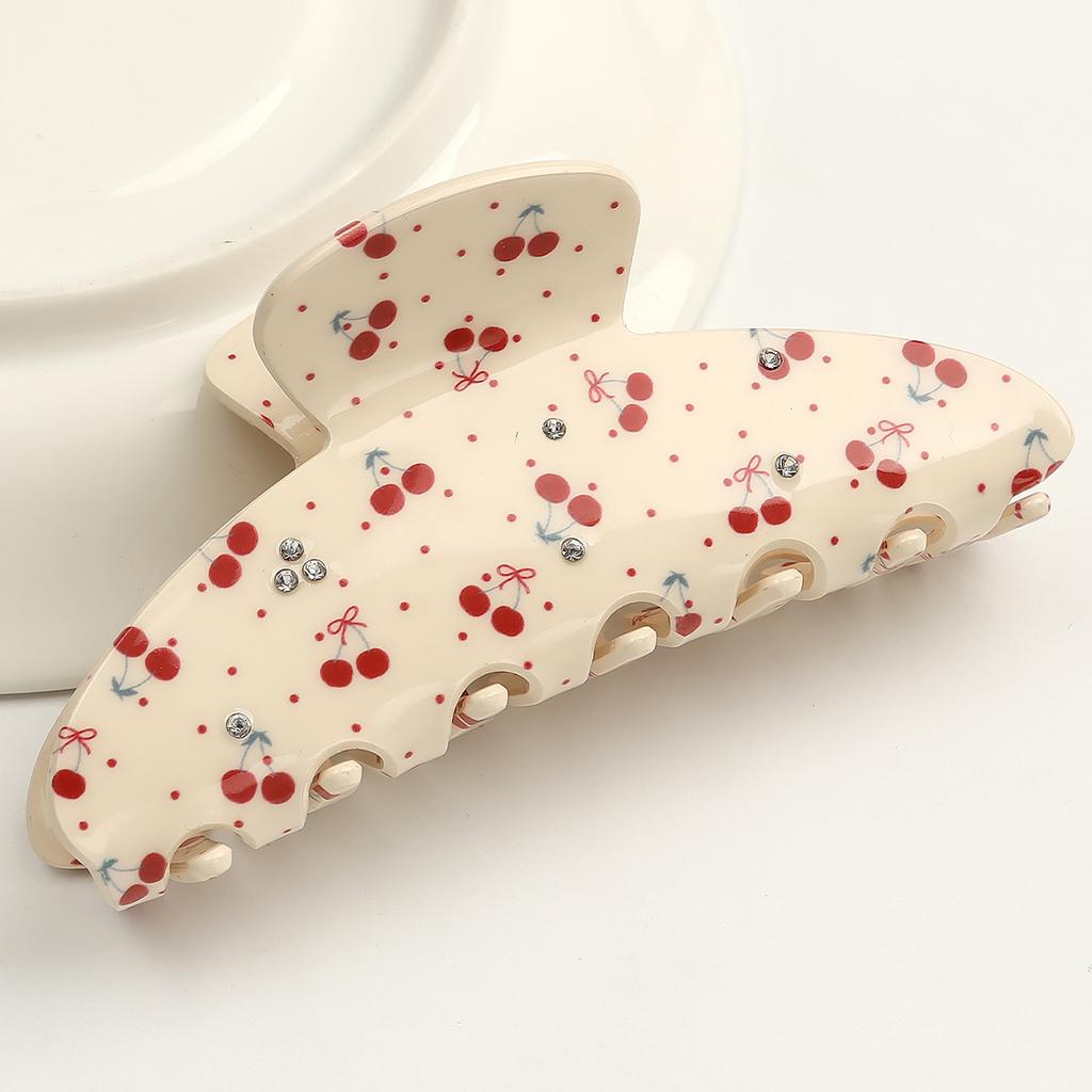 A high-quality star, diamond print, acetate hair, fish catcher, half-tie clip, delicate headwear