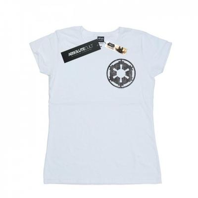 Женская/женская хлопковая футболка с нагрудным принтом Мандалорской Галактической Империи