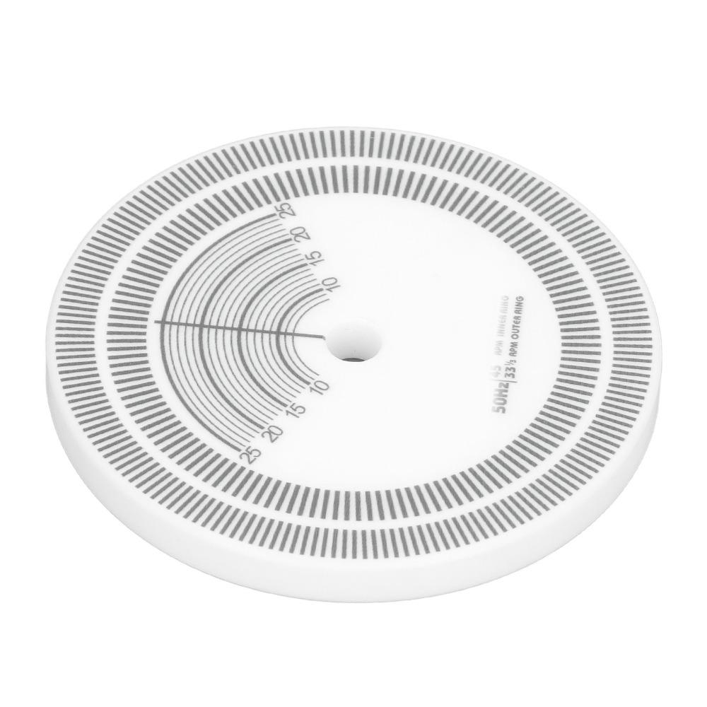 33RPM Compatible Stroboscope Mat Acrylic Calibration Tachometer Phono Accessory For Turntable